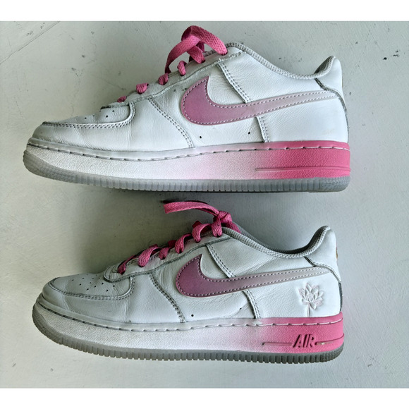 Nike Air Force 1 LV8 Low San Francisco Pack - Lotus Flower - FD1023-100 -5Y - Picture 6 of 7